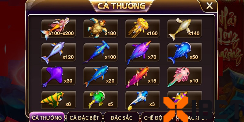 Cá đặc biệt và kỳ trân dị bảo