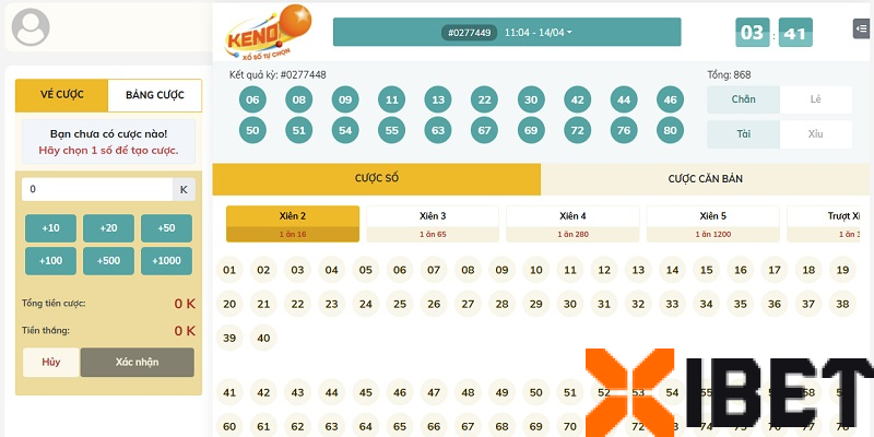 Keno Xibet: Hướng dẫn cách chơi – Mẹo săn thưởng lớn