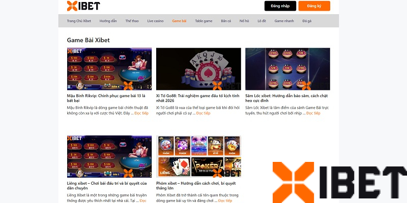 Game bài Xibet – Những điều thú vị mà bạn chưa biết Game bài Xibet - Những điều thú vị mà bạn chưa biết