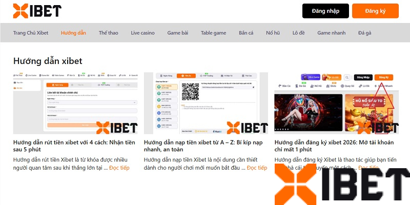 Hướng dẫn Xibet – Tất tần tật cách tham gia cho người mới Hướng dẫn Xibet - Tất tần tật cách tham gia cho người mới