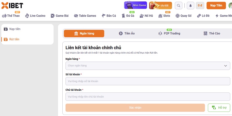 Rút tiền thắng Rút tiền thắng