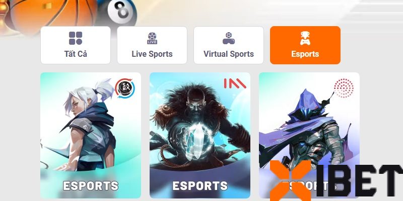 Sảnh e sports xibet