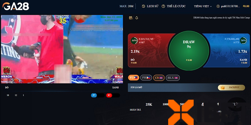 Sảnh GA28 tại Xibet – Giới thiệu sảnh chơi độc đáo nên chơi